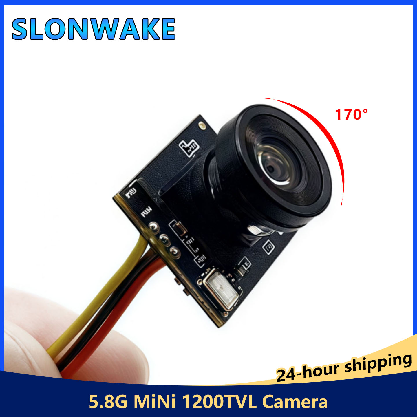 Drone Camera Wide Angle - SLONWAKE Ultra Mini 5.8G FPV Kamera