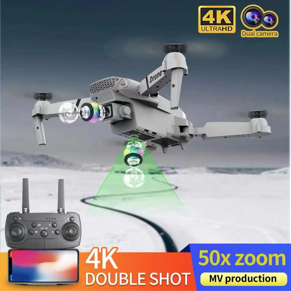 Profesyonel Drone E88 4k geniş - Drone Camera Wide Angle incelemesi ve fiyatı