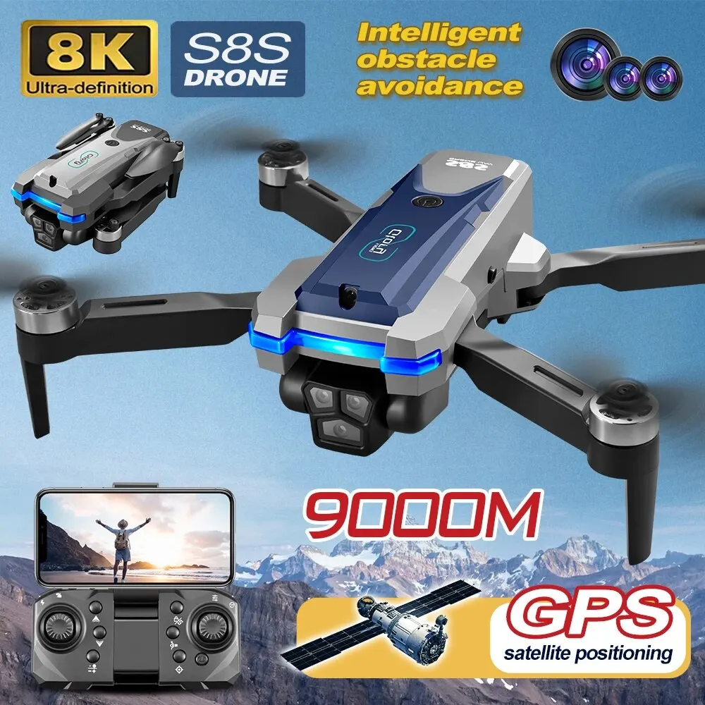 S8S GPS Drone 5G Wifi 8K HD çi - Drone Camera Hd incelemesi ve fiyatı